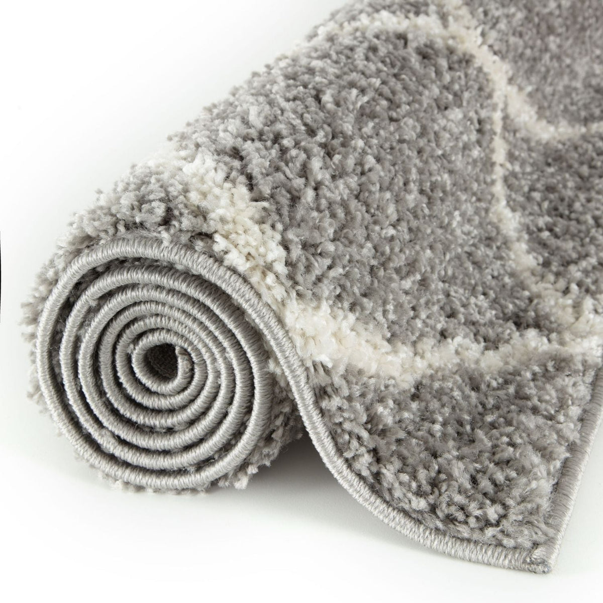 Moroccan Grey Shaggy Rug – 710