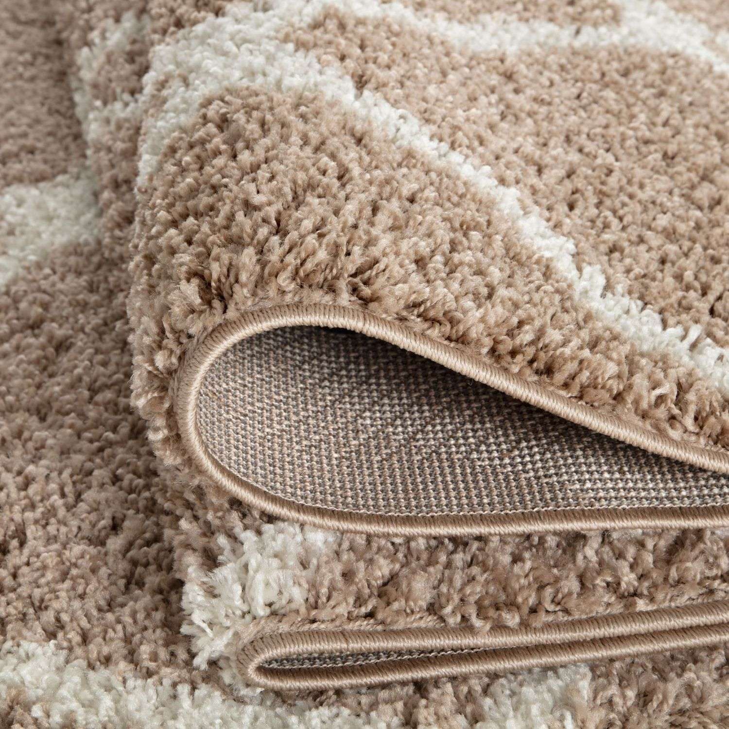 Moroccan Beige Shaggy Rug – 720
