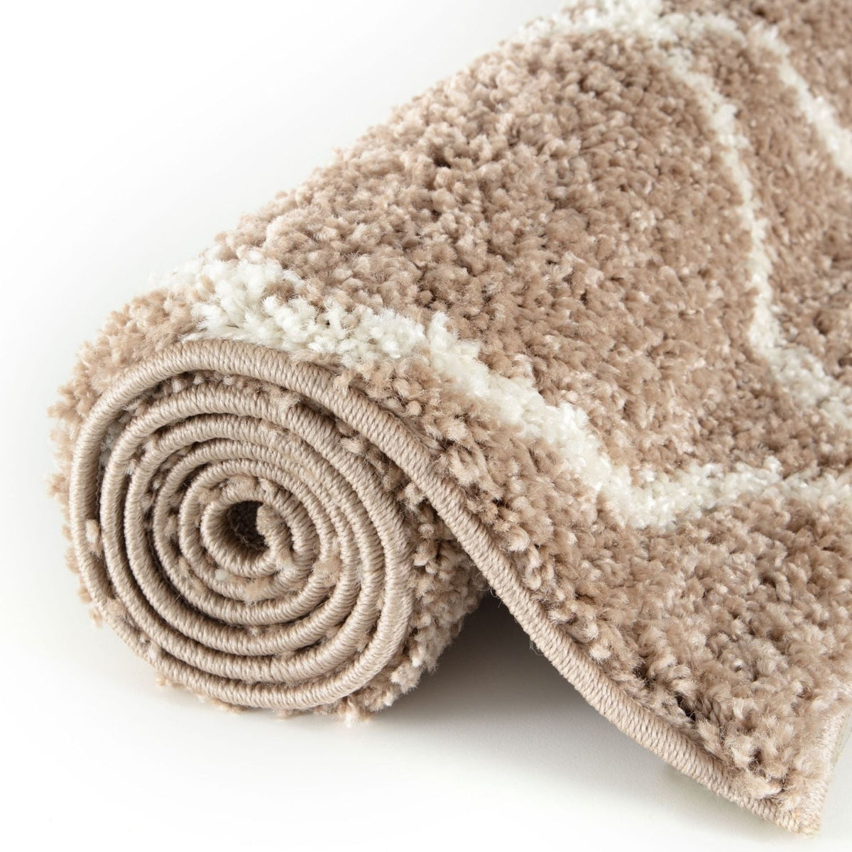 Moroccan Beige Shaggy Rug – 720