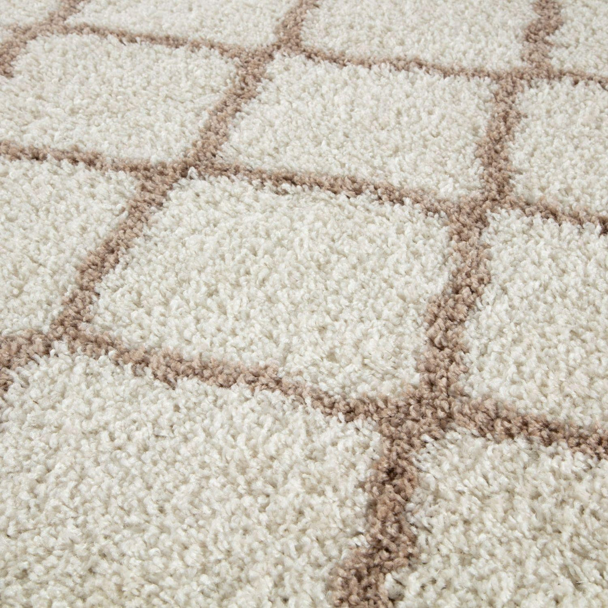 Moroccan Ivory Shaggy Rug – 730