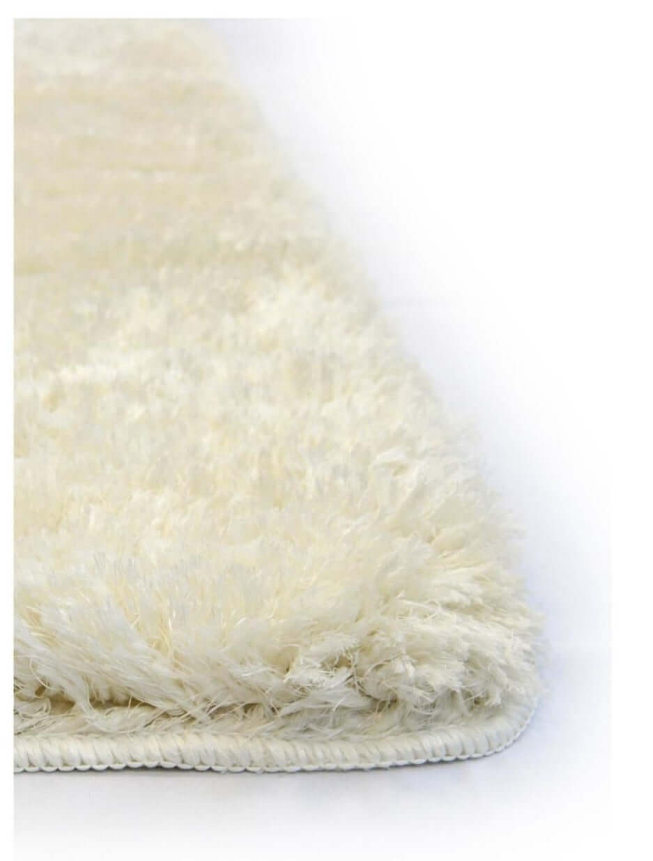 Soft Washable Ivory Shaggy Rug – SA-01