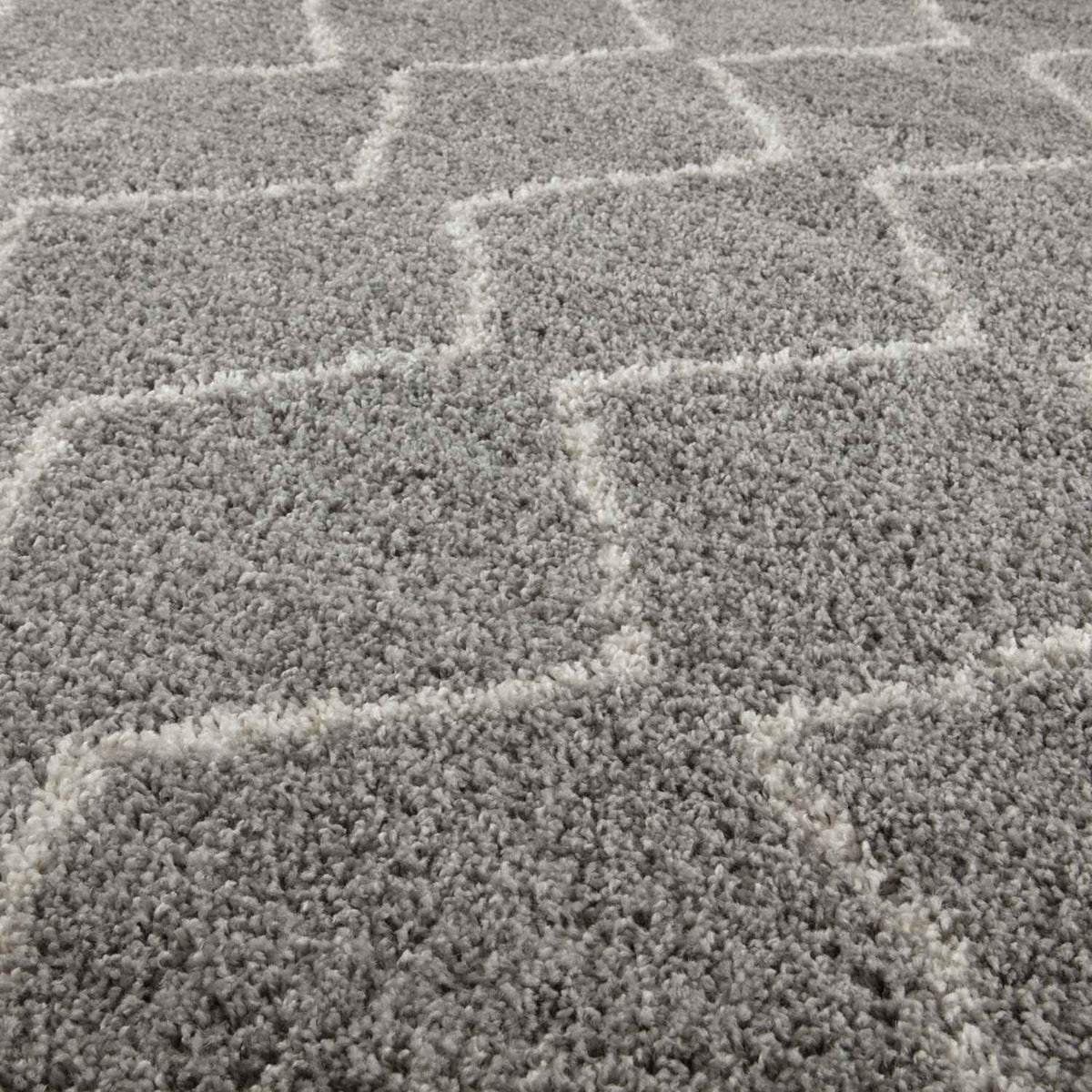 Moroccan Grey Shaggy Rug – 810