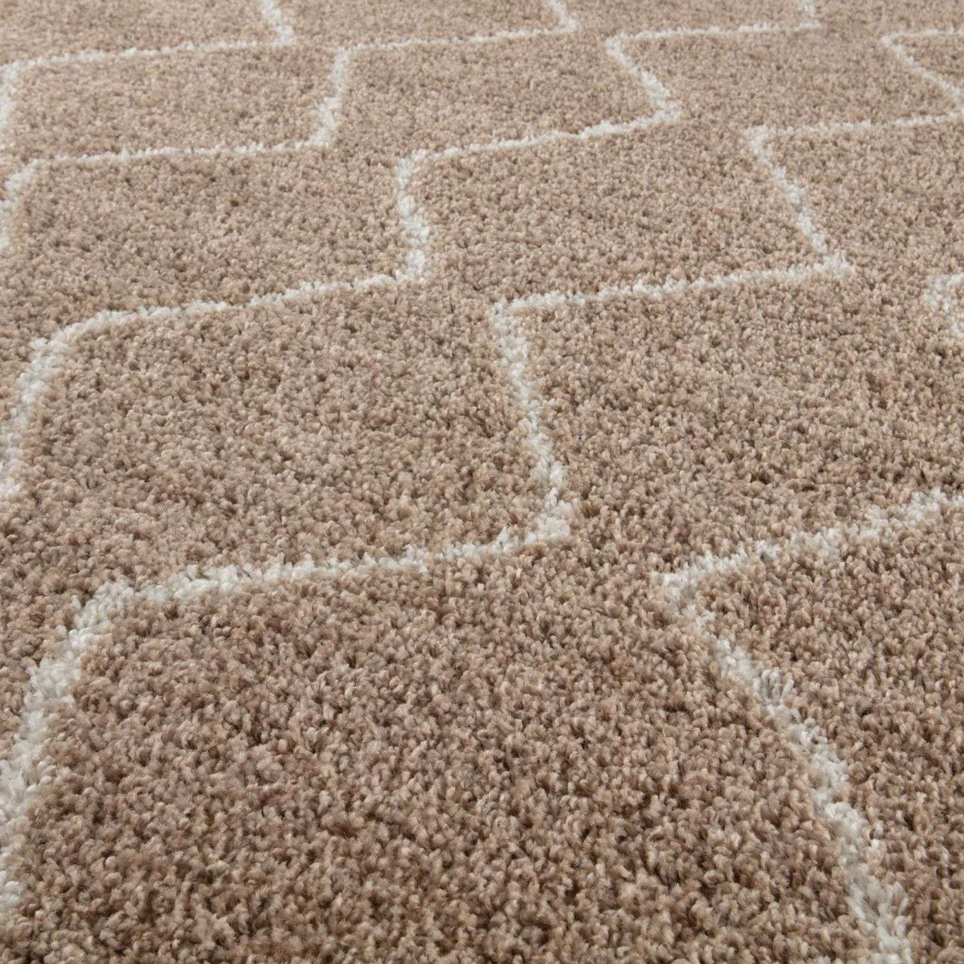 Moroccan Beige Shaggy Rug – 820