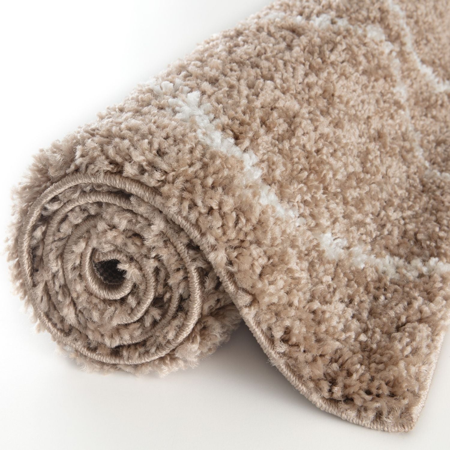 Moroccan Beige Shaggy Rug – 820