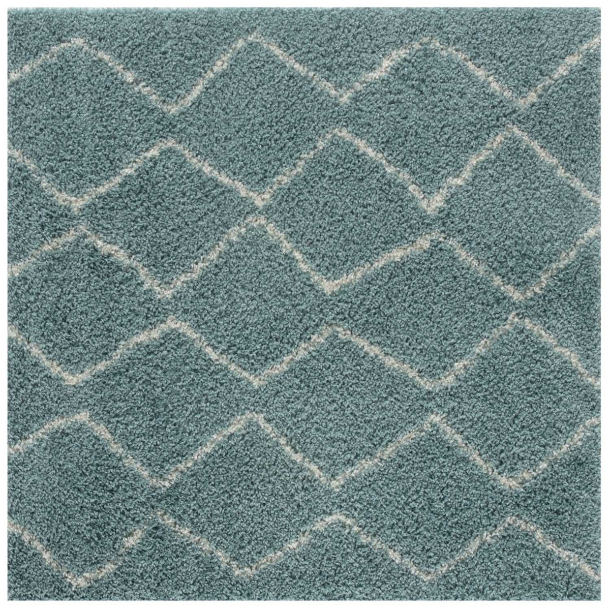 Moroccan Duck Egg Blue Shaggy Rug – 850