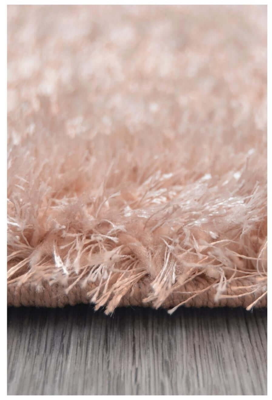 Shimmer Pink Supersoft Shaggy Rug – ODS33