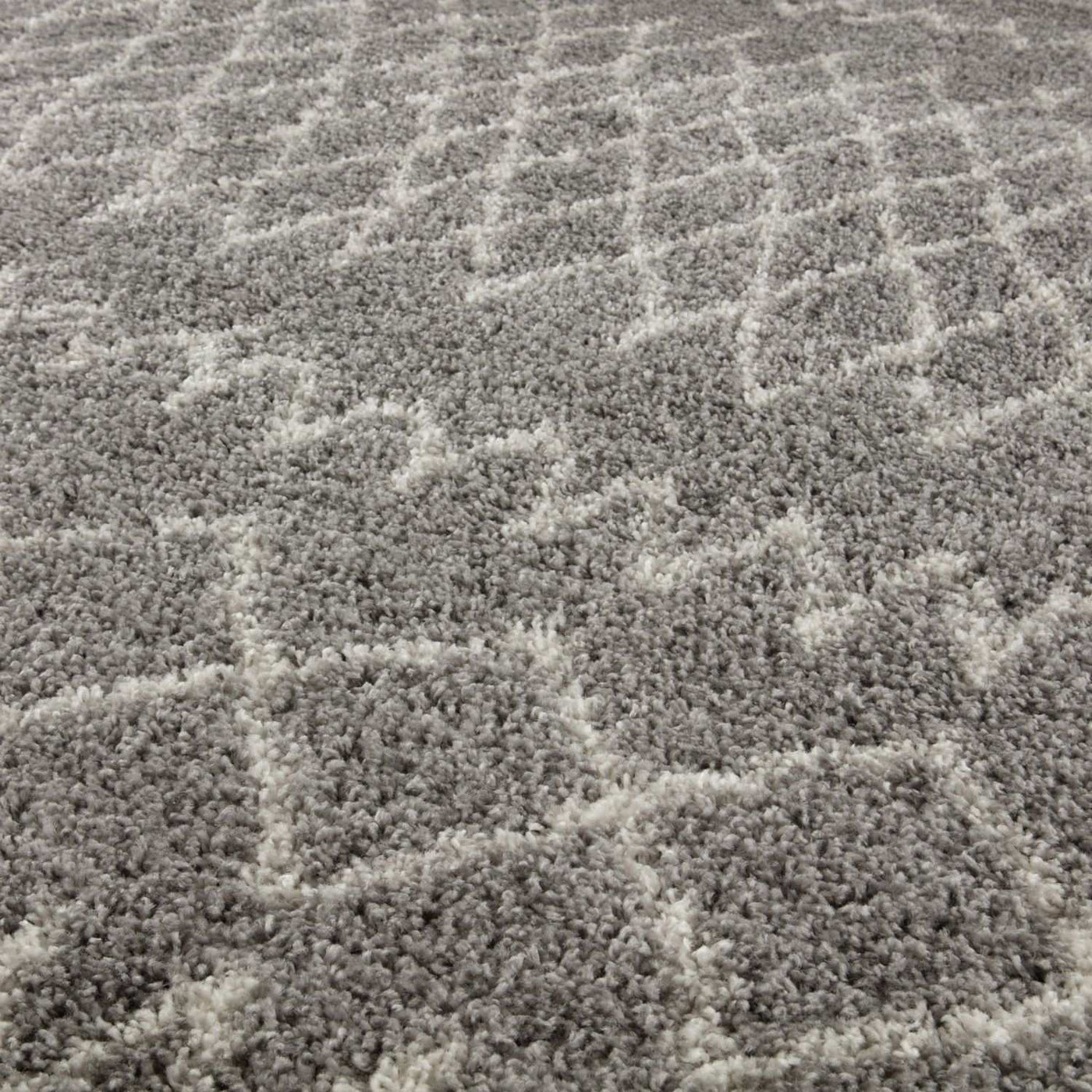 Moroccan Grey Shaggy Rug – 910