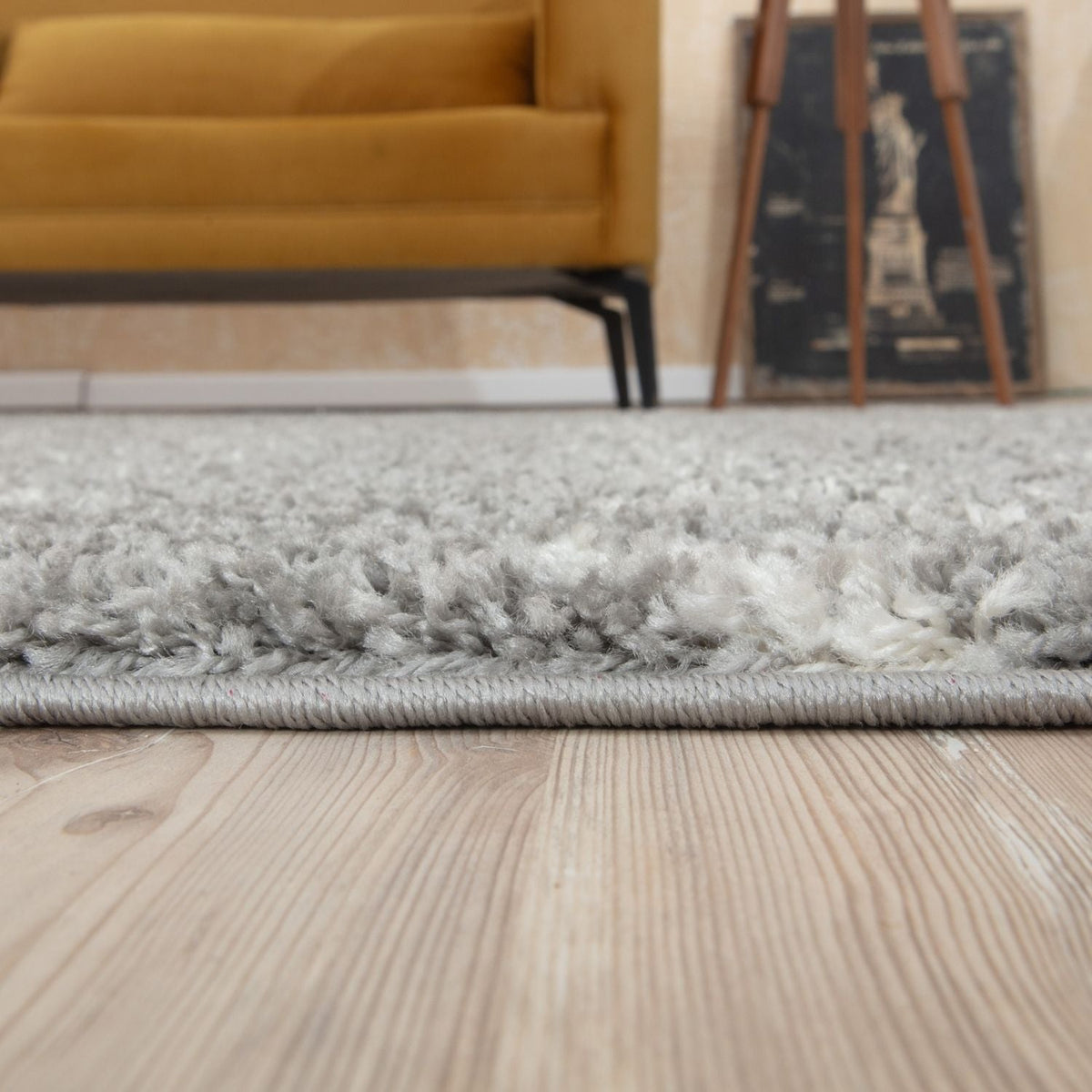 Moroccan Grey Shaggy Rug – 910