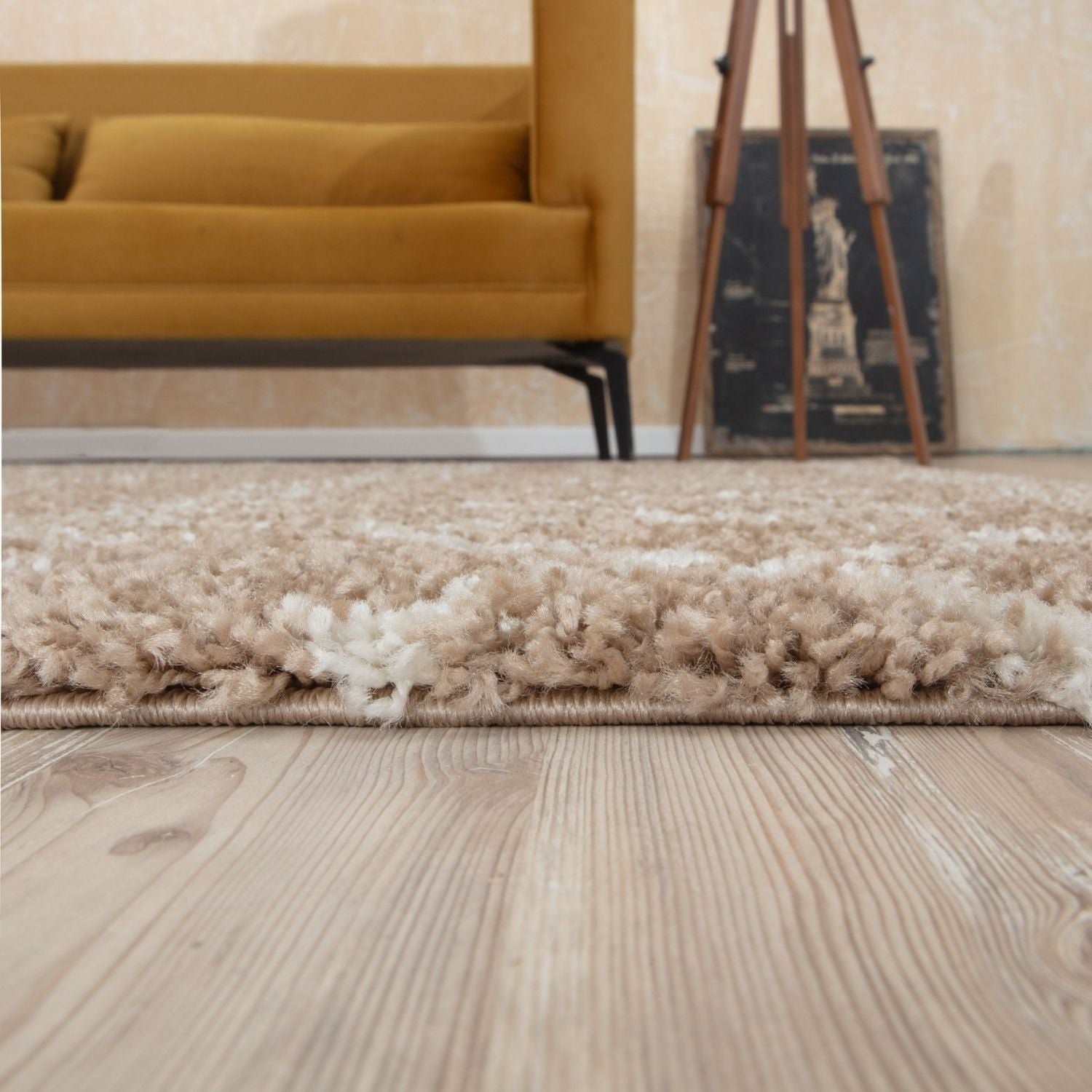 Moroccan Beige Shaggy Rug – 920