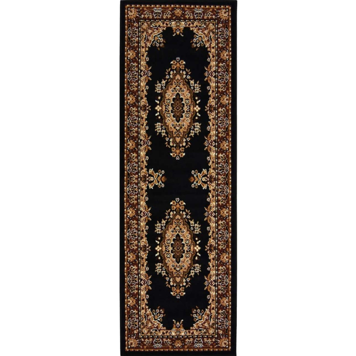 Maestro Traditional Black Rug – 4470 B11