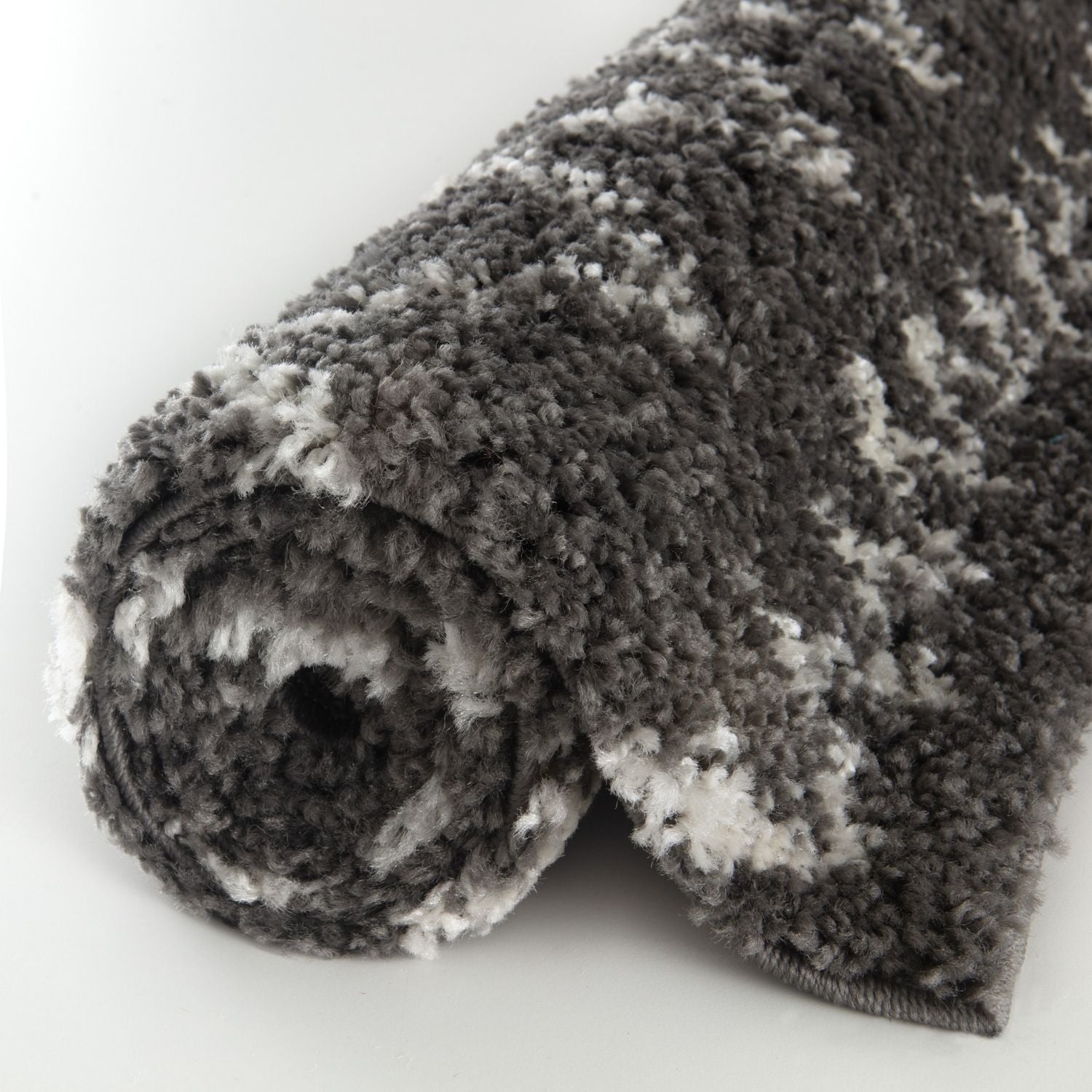 Moroccan Dark Grey Shaggy Rug – 940