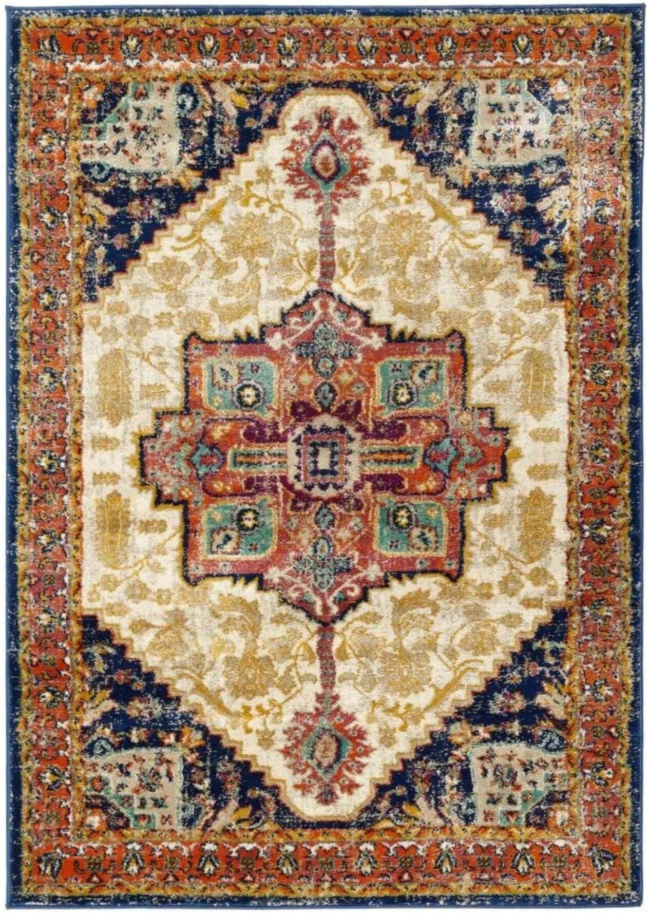 Granada Multicolour Vintage Rug – Amber