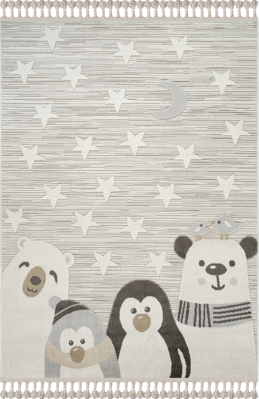 Multicolor kids' washable area rug by Netline Home with durable, easy-clean polyester, suitable for bedrooms, playrooms, and entryways.