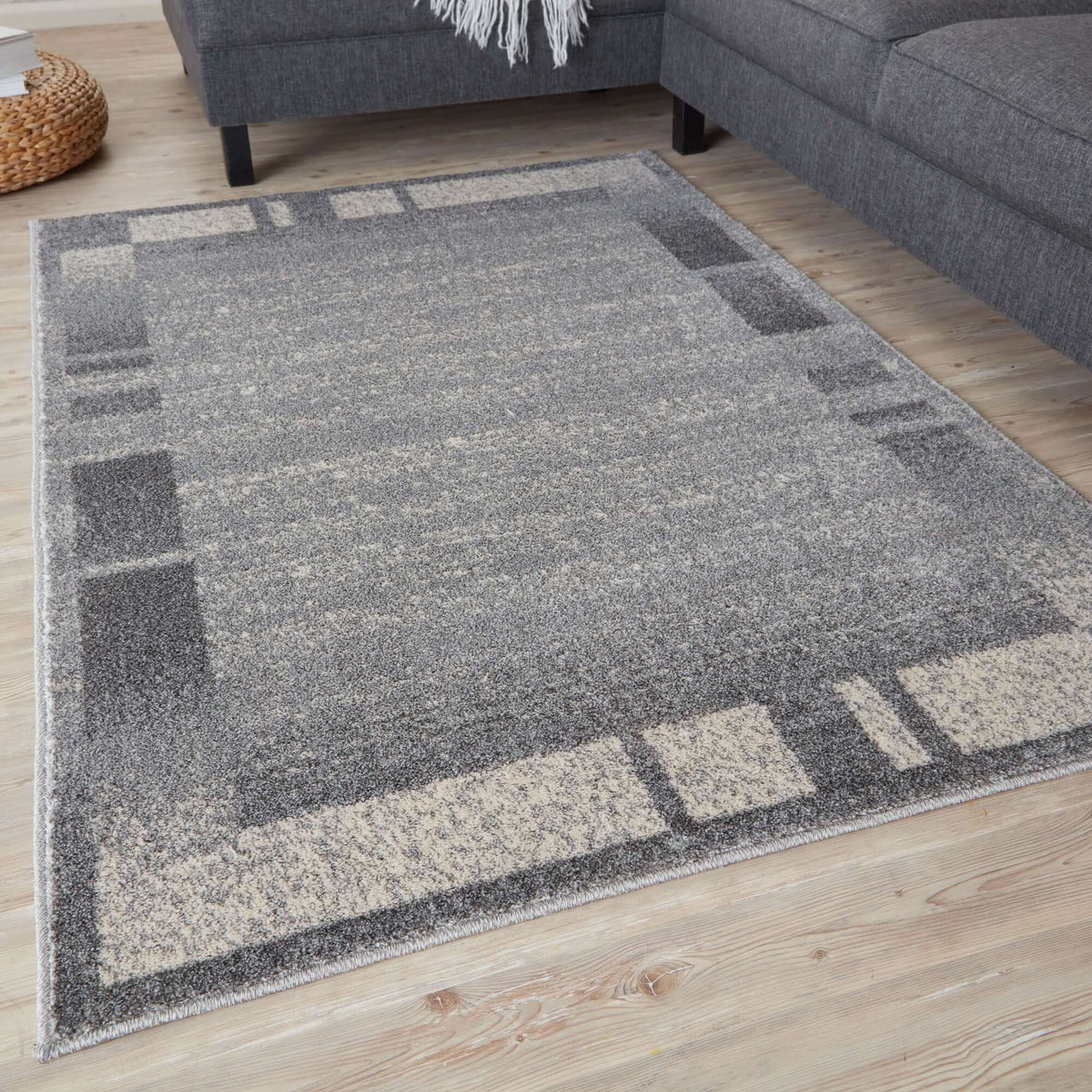 Ephesus Grey Cream Rug – 7438GC
