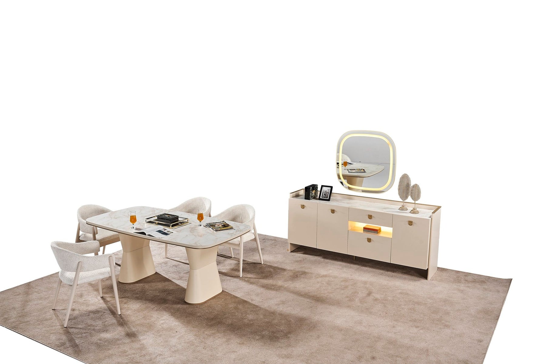 Hermes Dining Room Set by Netline Interiors