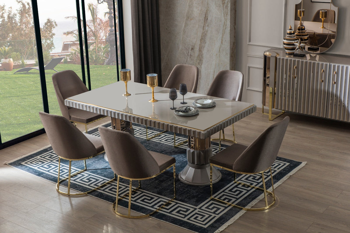 Luxori Dining Room (SK) by Netline Interiors