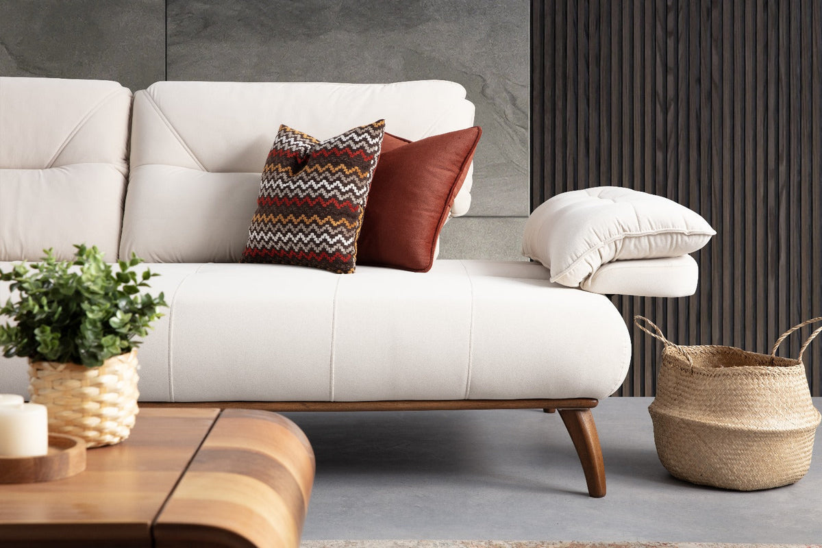 Latte 2 Seater Sofa by Netline Interiors