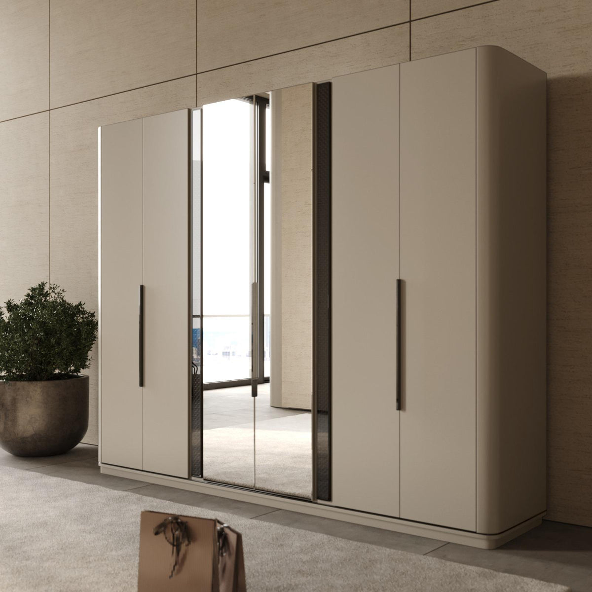 Diamond Wardrobe (SK) by Netline Interiors