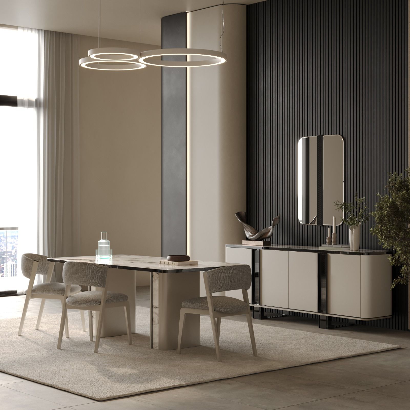 Diamond Dining Room by Netline Interiors