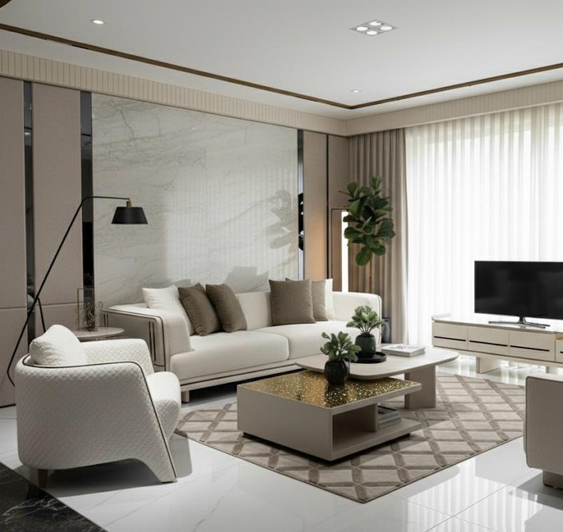 Luna Sofa Set (SK) by Netline Interiors