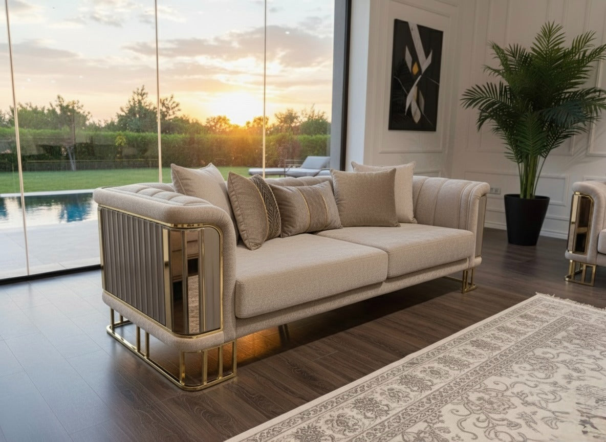 Luxori 3 Seater Sofa (SK) by Netline Interiors
