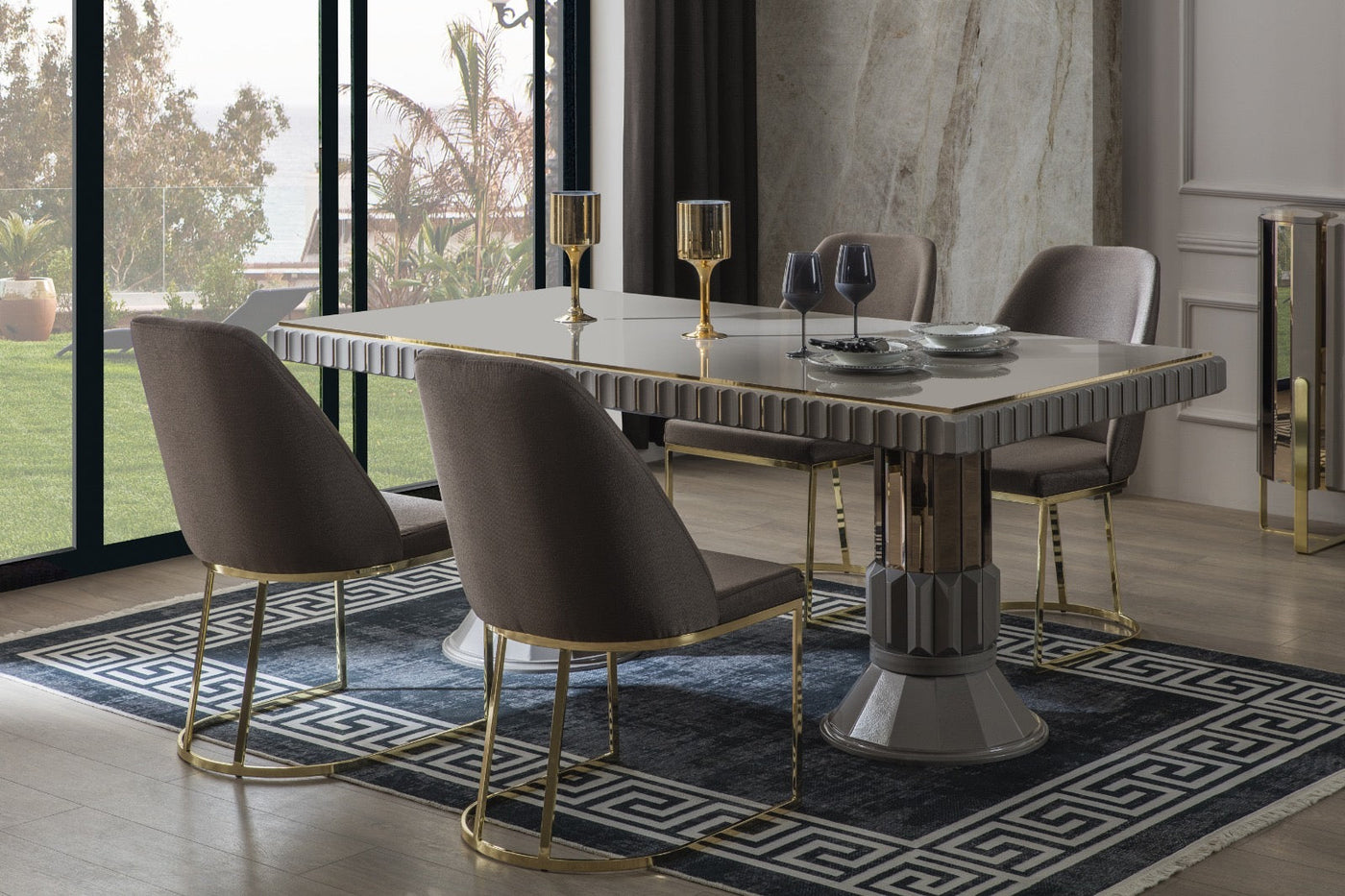Luxori Dining Room (SK) by Netline Interiors