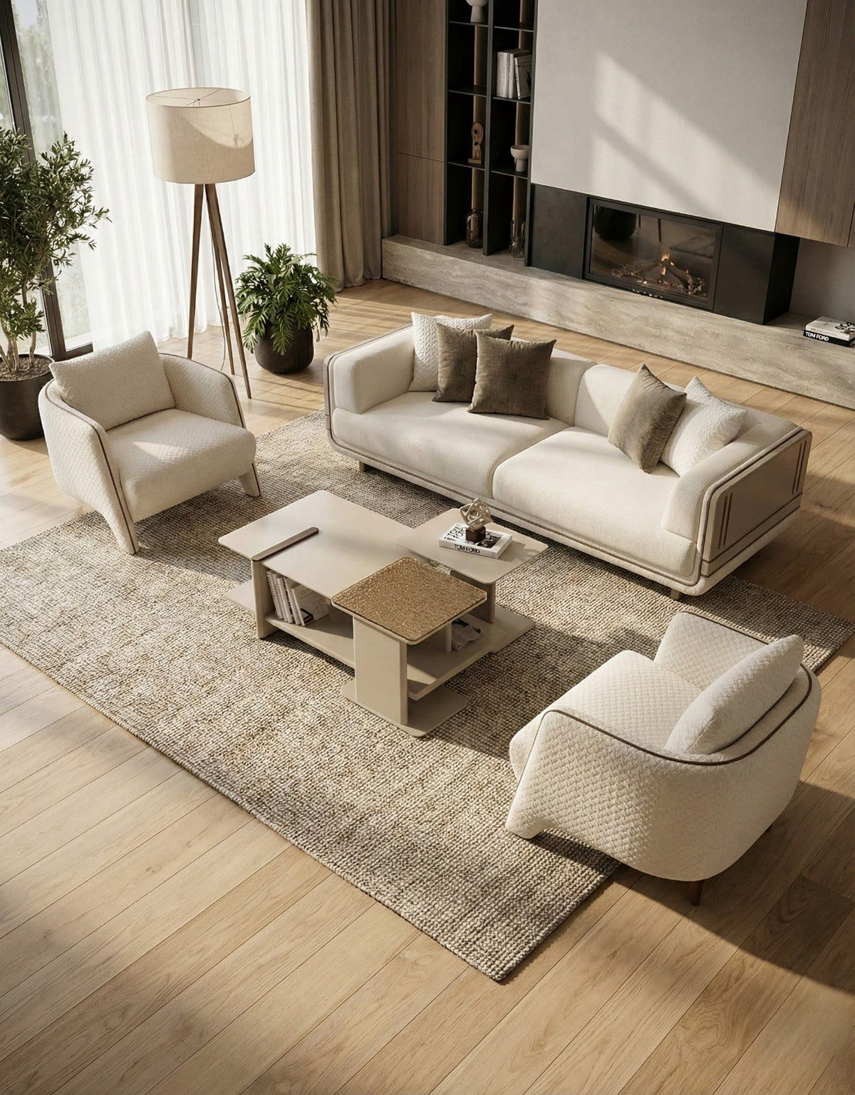Luna Sofa Set (SK) by Netline Interiors