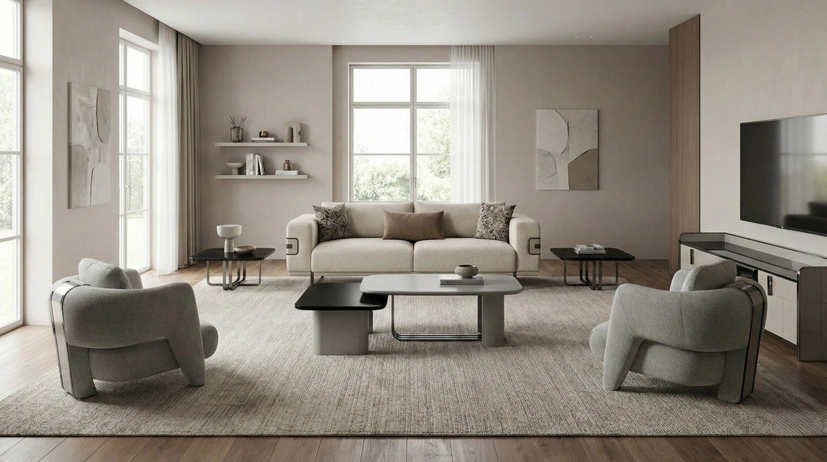 Diamond 4 Seater Sofa (SK) by Netline Interiors
