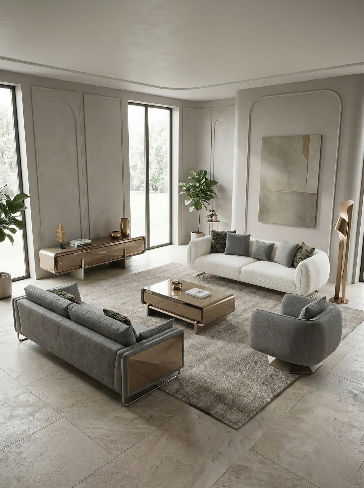 Monaco 3 Seater Sofa (SK) by Netline Interiors