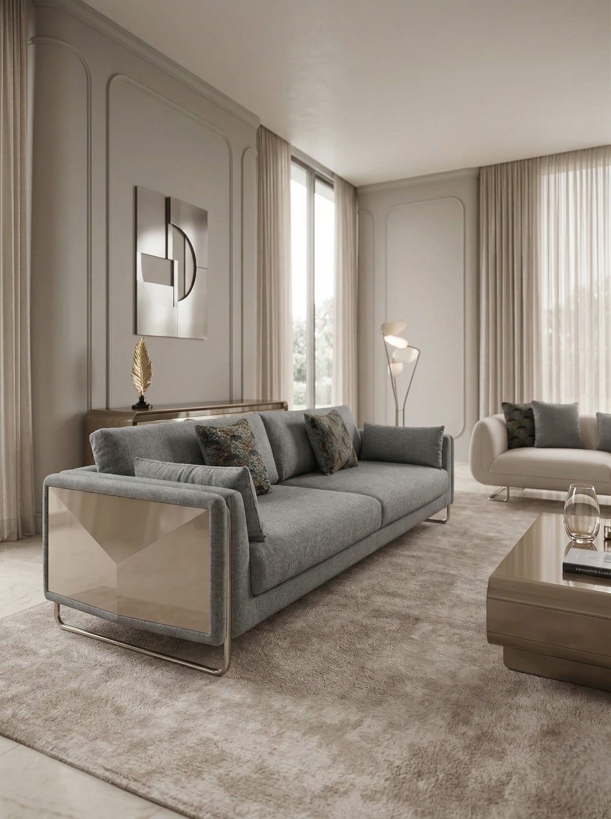 Monaco 3 Seater Sofa (SK) by Netline Interiors