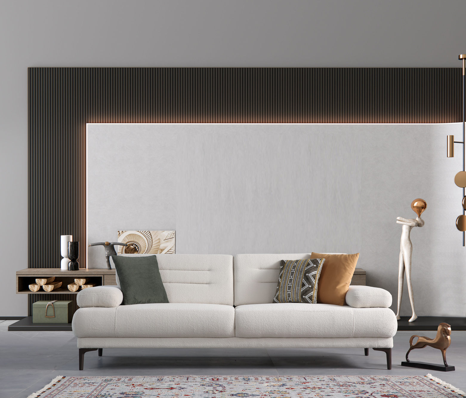 Anemon 3-Seater Sofa by Netline Interiors