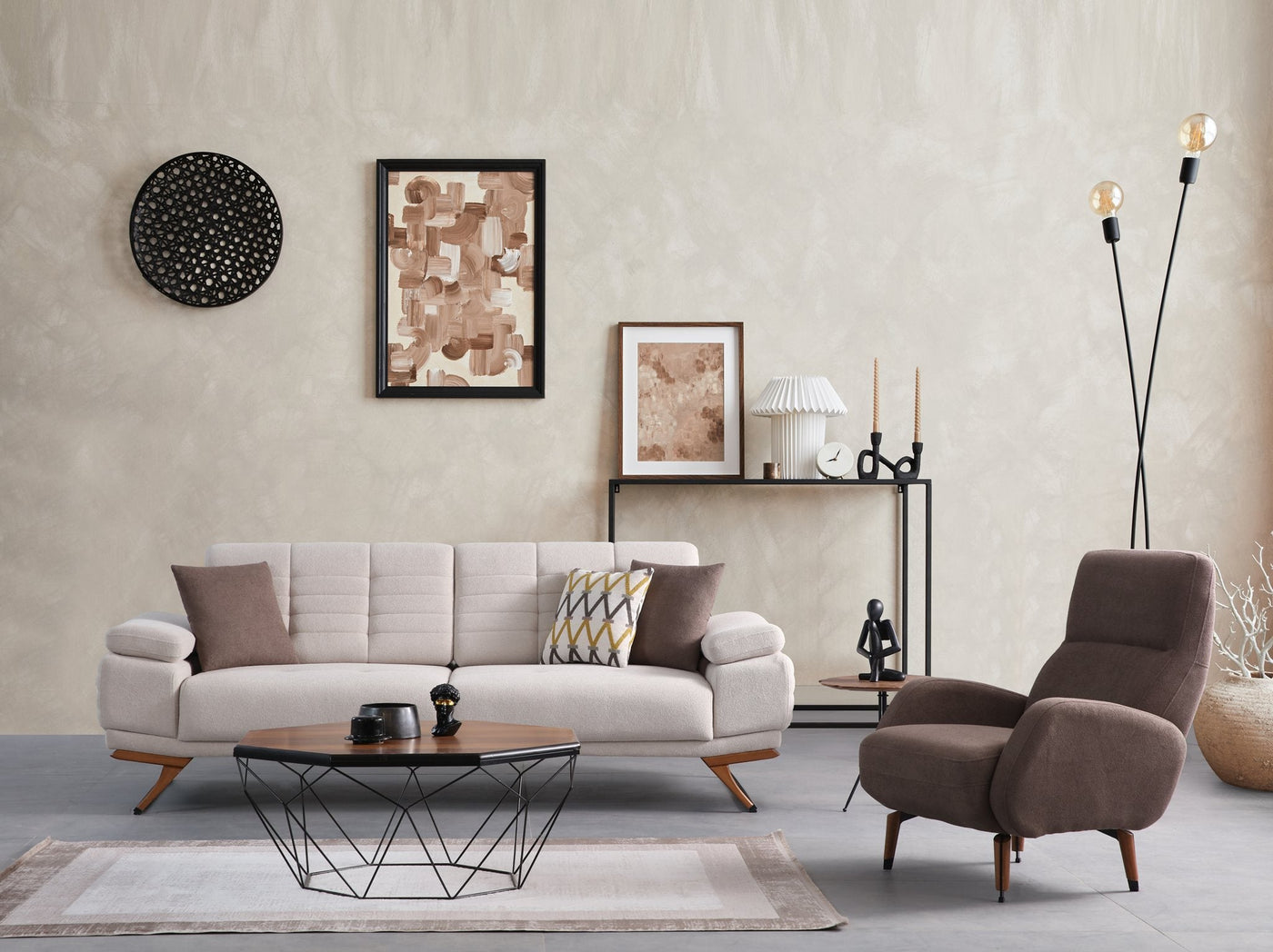 Oslo Sofa Set (K) by Netline Interiors