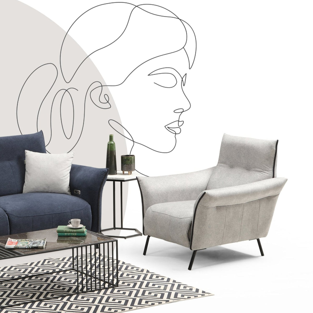 Mozart Armchair by Netline Interiors