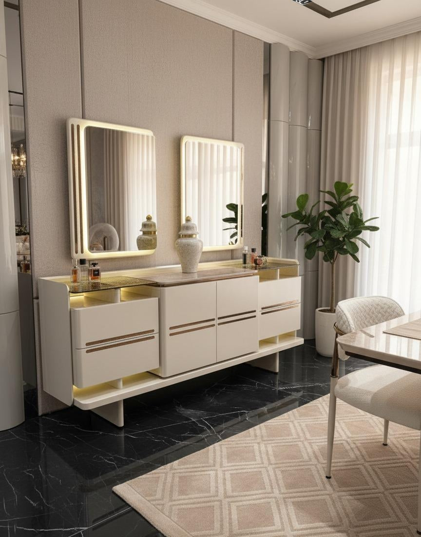 Luna Dining Room (SK) by Netline Interiors