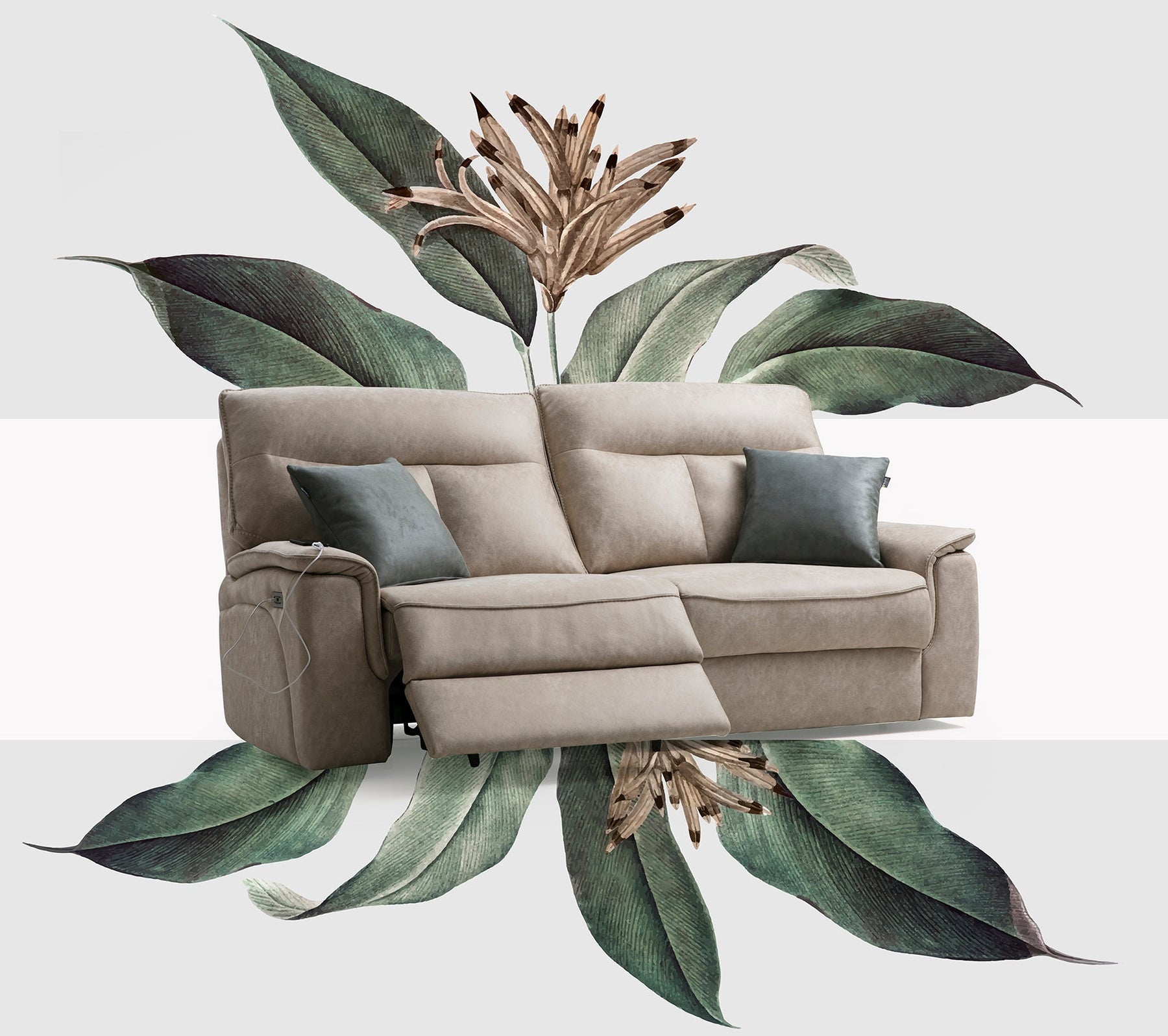Gala Sofa Set by Netline Interiors