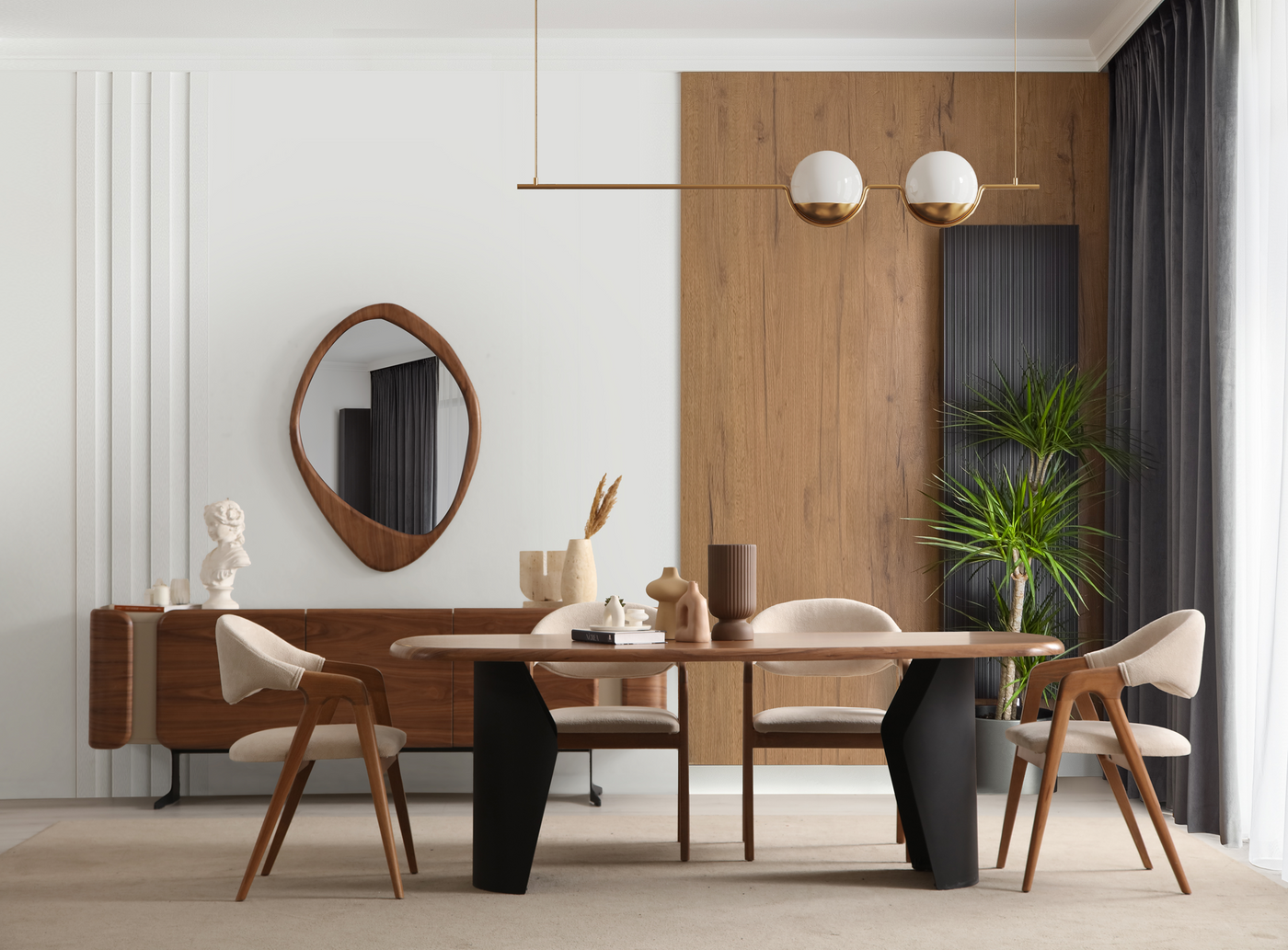 Milano Dining Table and Chairs by Netline Interiors