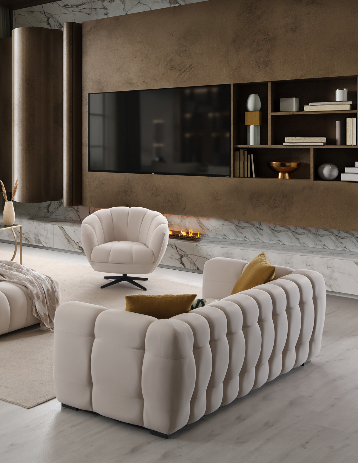 Estanze 3 Seater Sofa by Netline Interiors