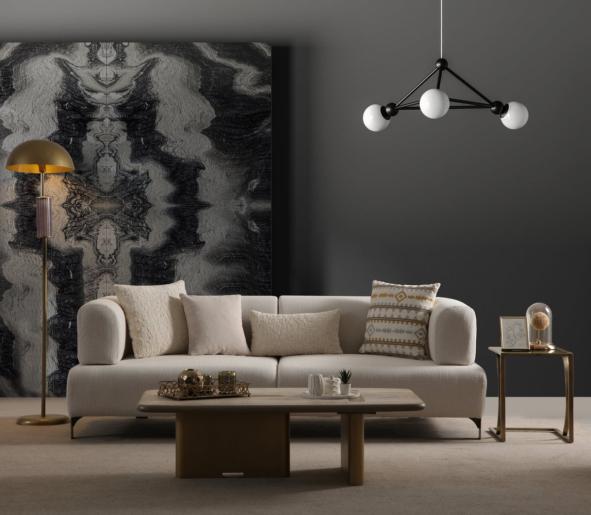 Cratos Antique 3-Seater Sofa Bed by Netline Interiors