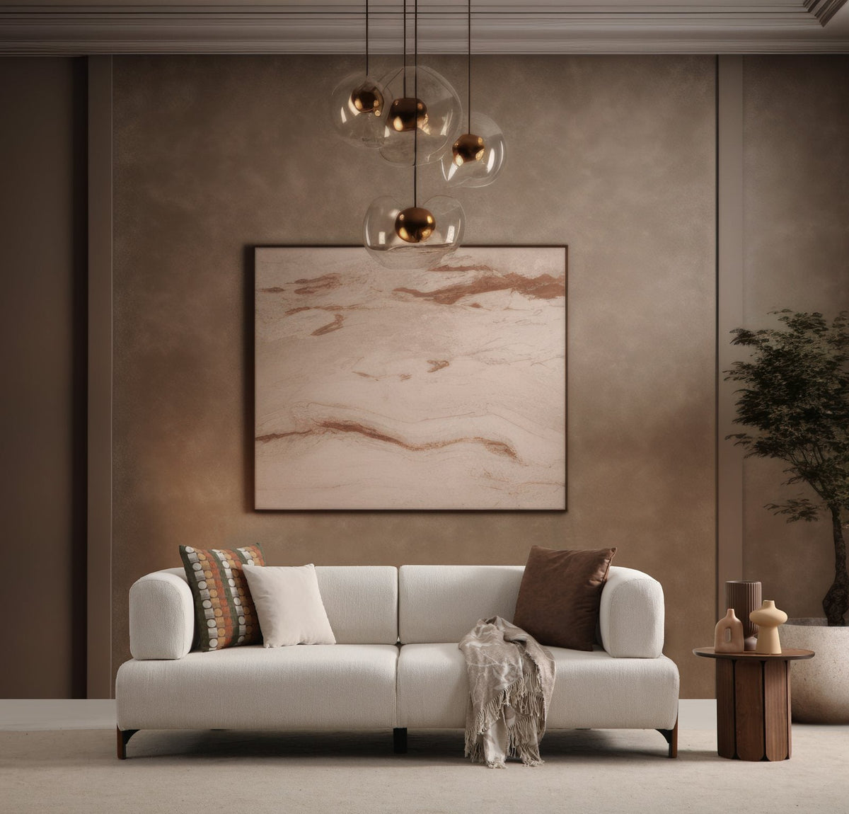 Cratos Wood Sofa Bed Set by Netline Interiors