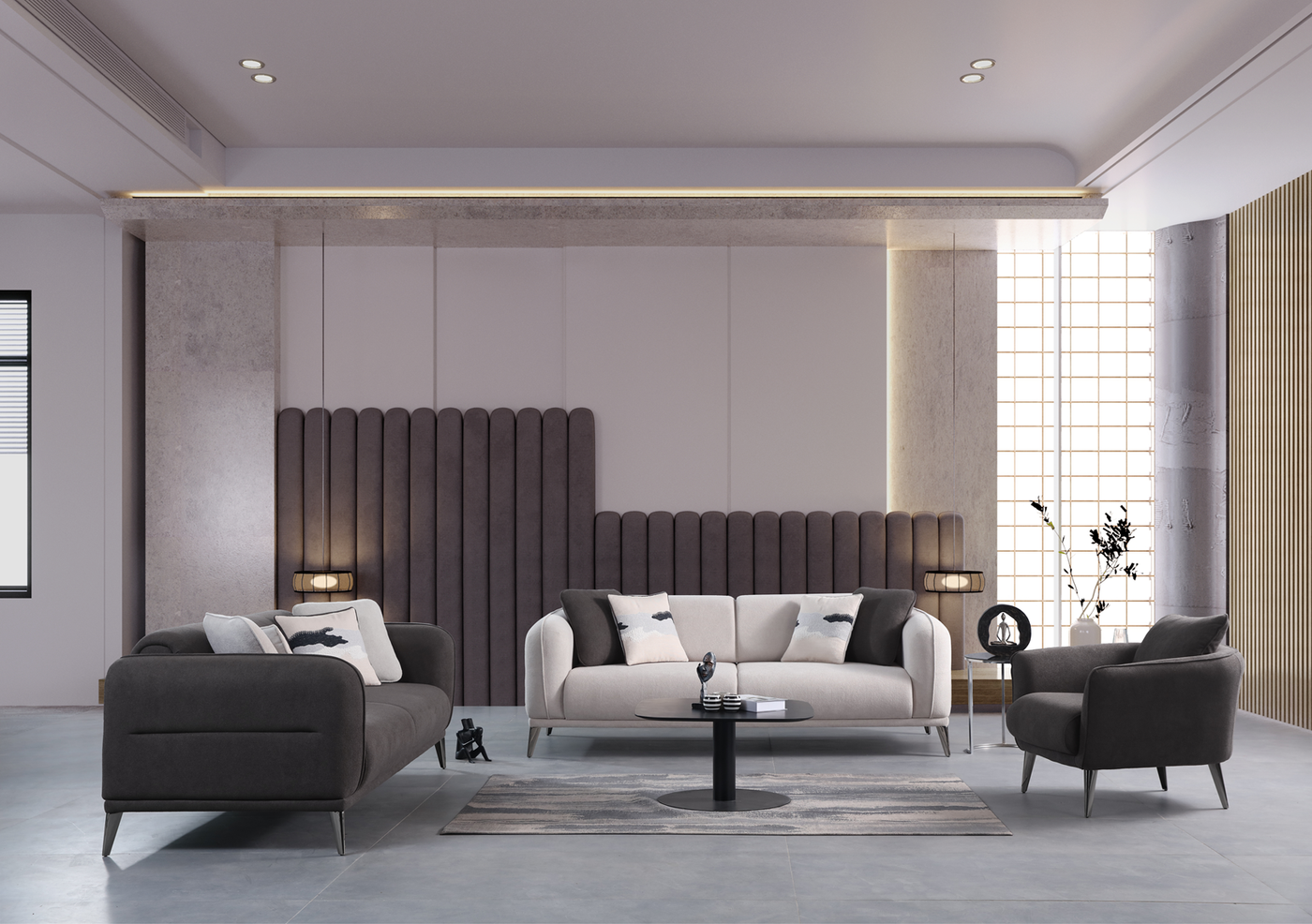 Stella 3-Seater Sofa (K) by Netline Interiors