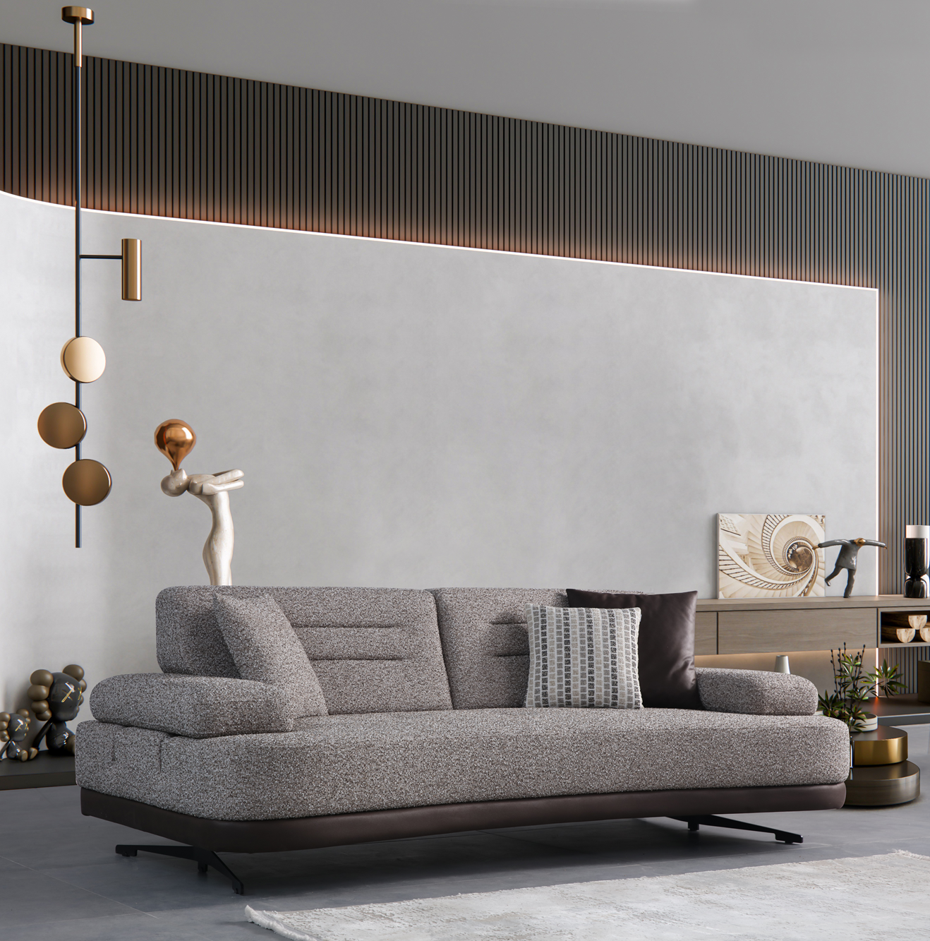 Nepal 3-Seater Sofa by Netline Interiors