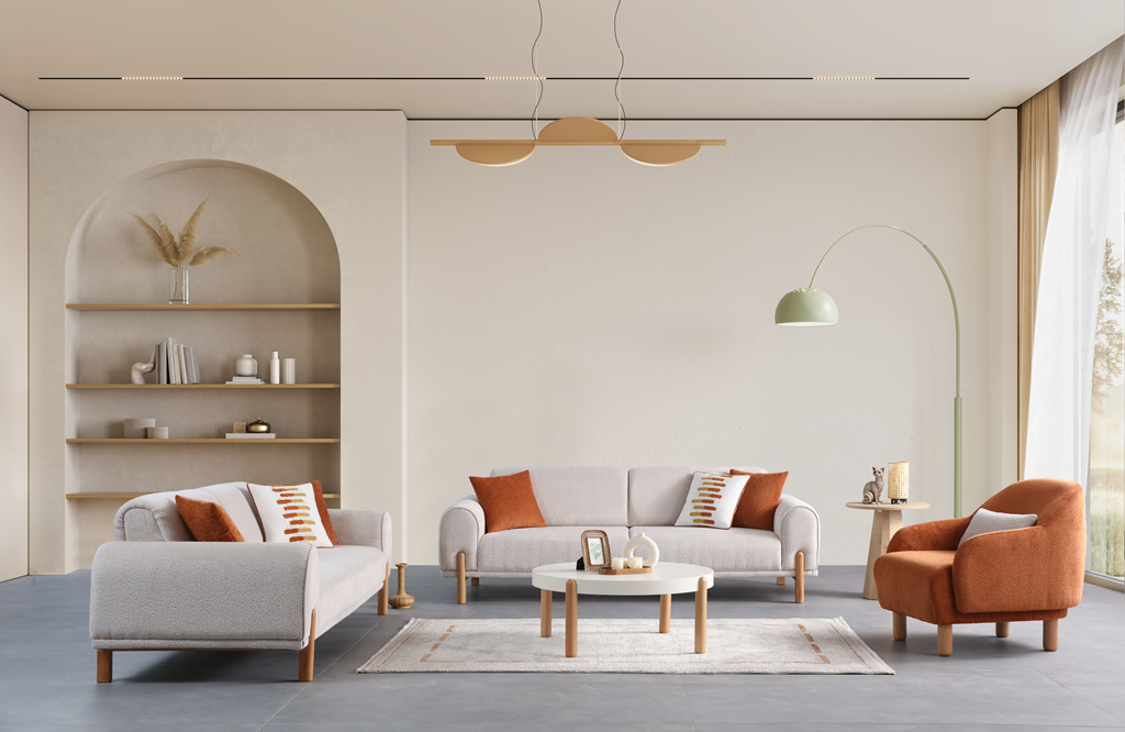Yakut 3-Seater Sofa by Netline Interiors