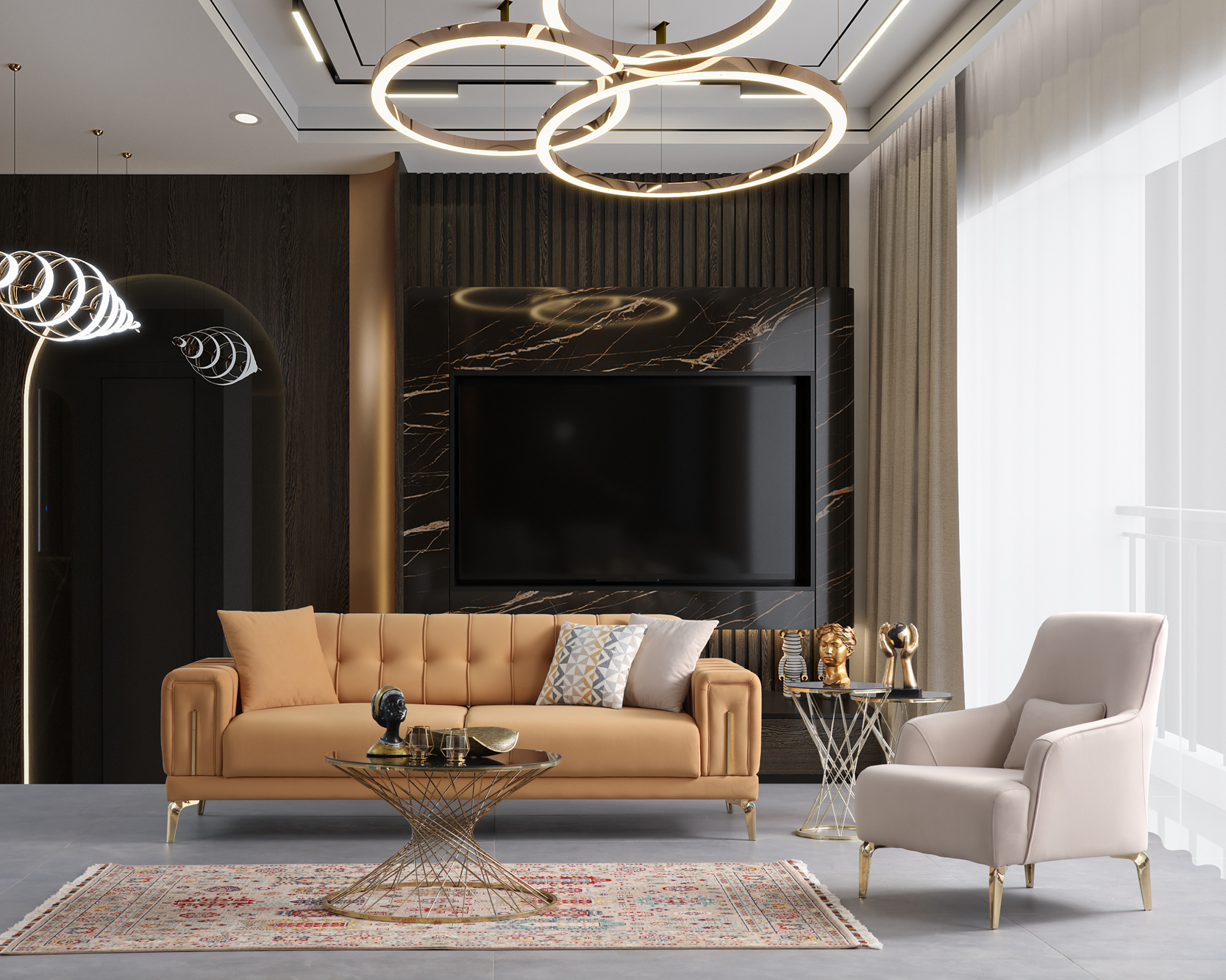 Elit 2 Seater Sofa (K) by Netline Interiors