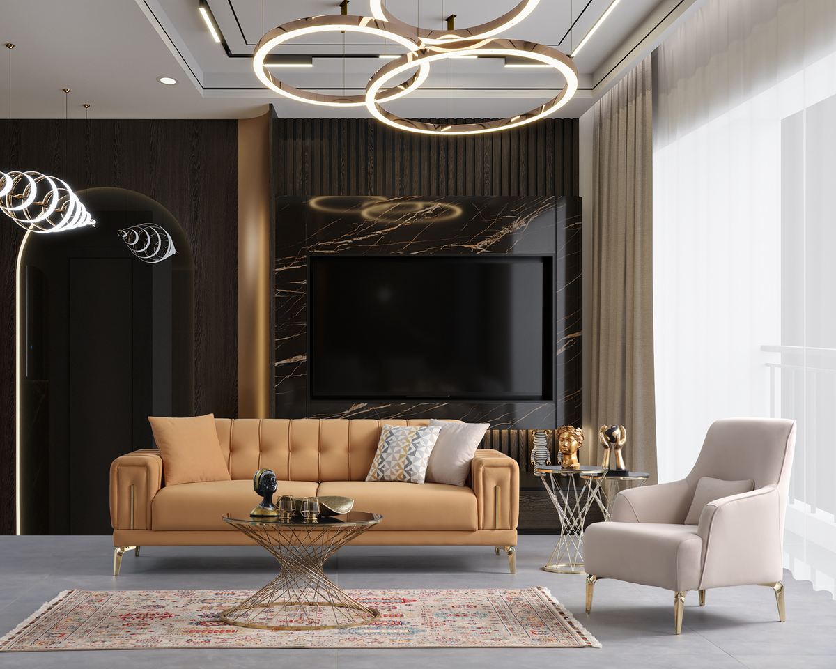 Elit 3 Seater Sofa (K) by Netline Interiors