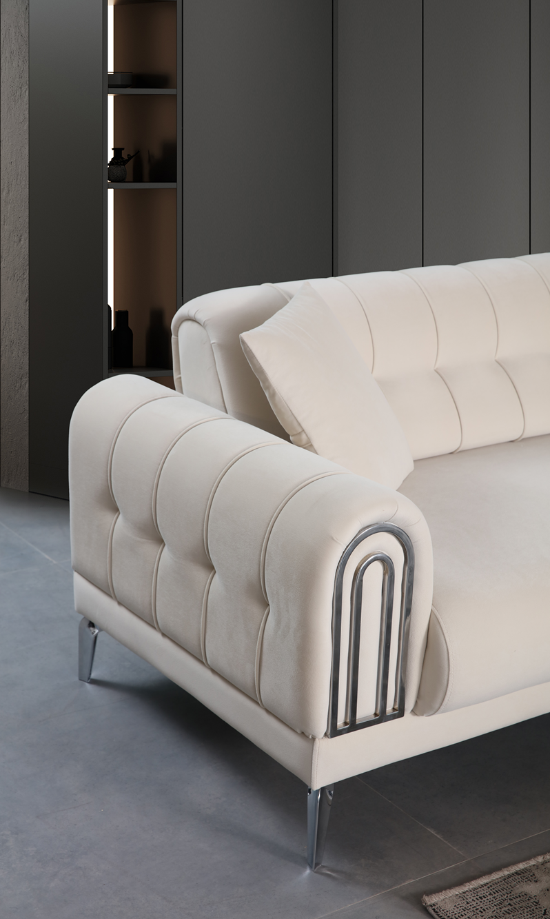 Navy 2-Seater Sofa by Netline Interiors