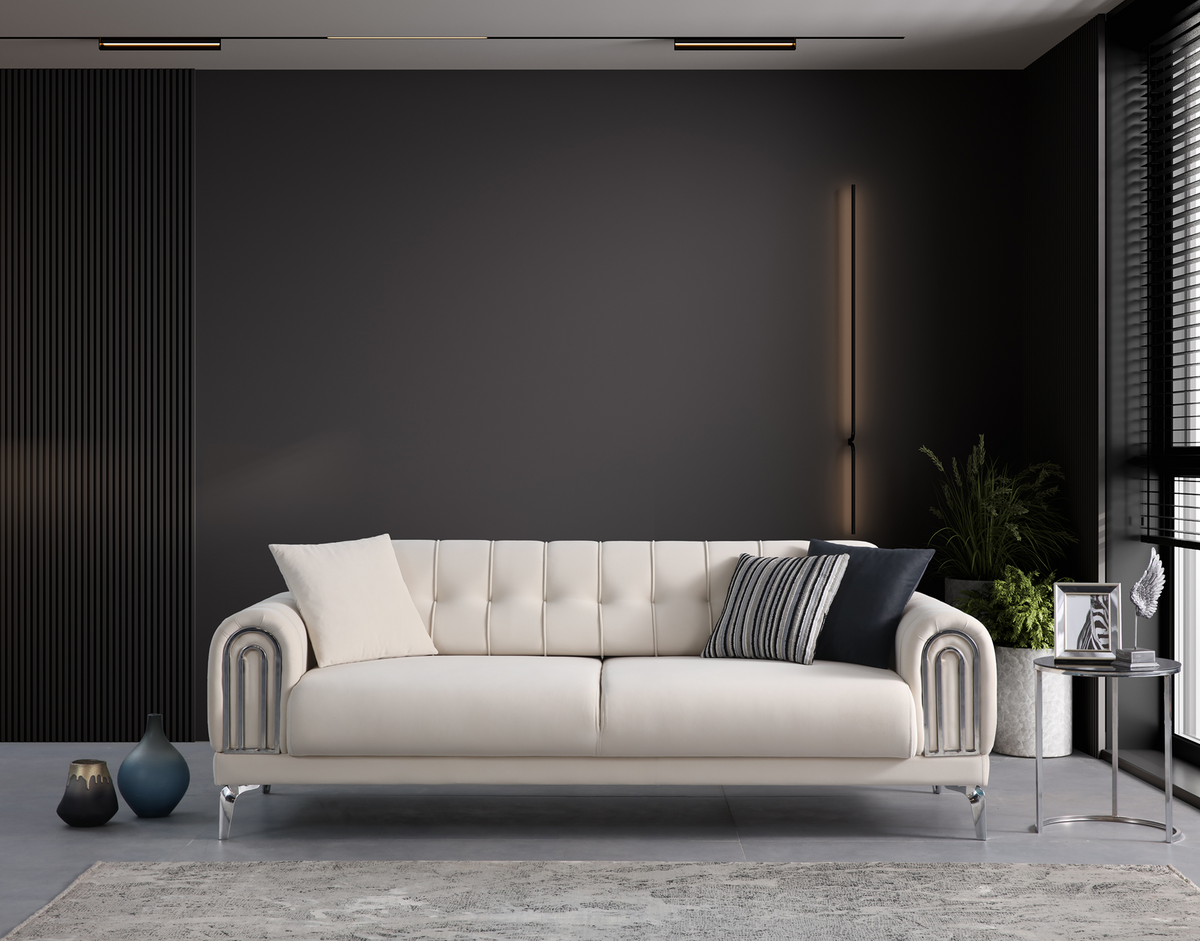 Navy 2-Seater Sofa by Netline Interiors
