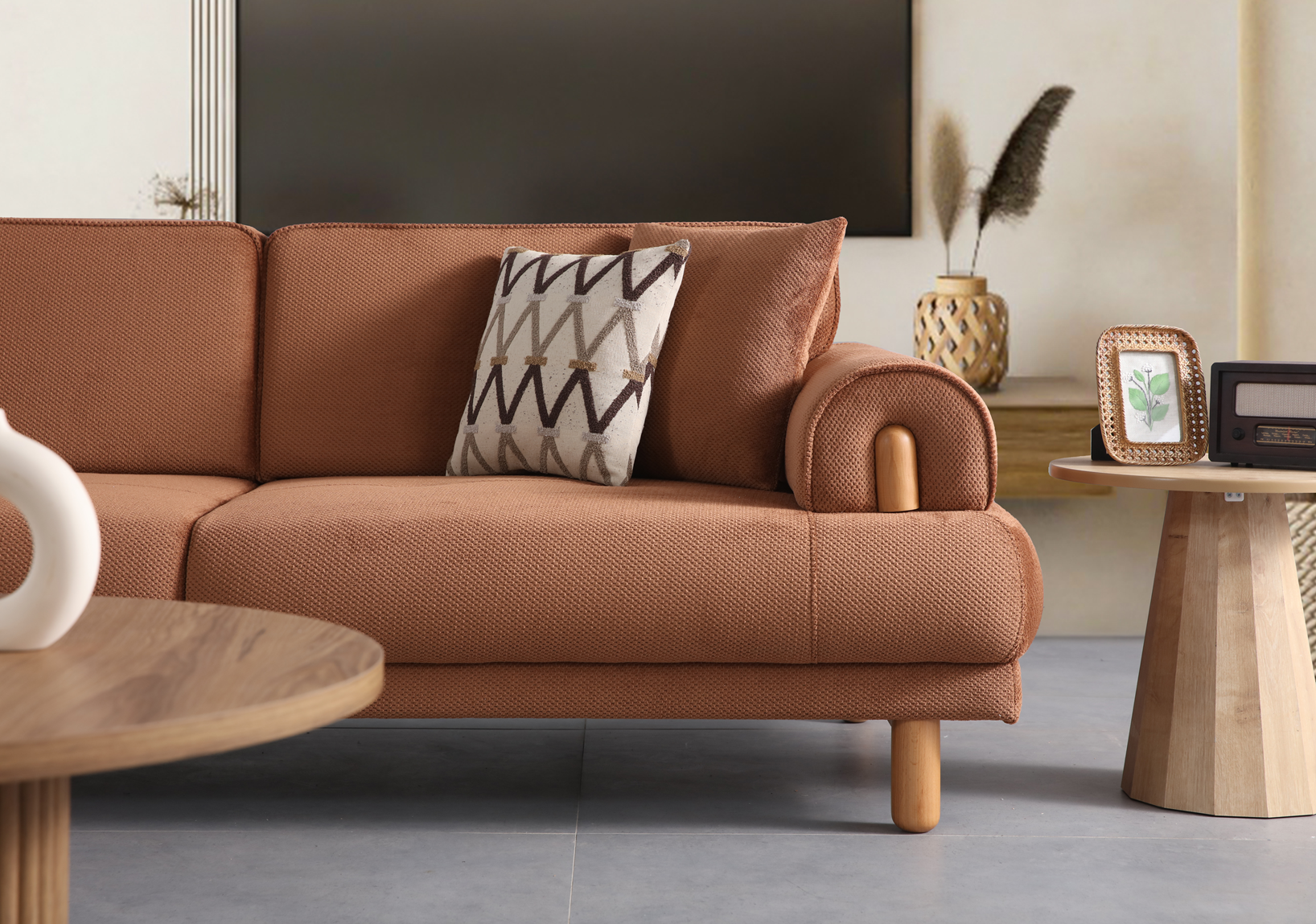 Salda 3 Seater Sofa (K) by Netline Interiors