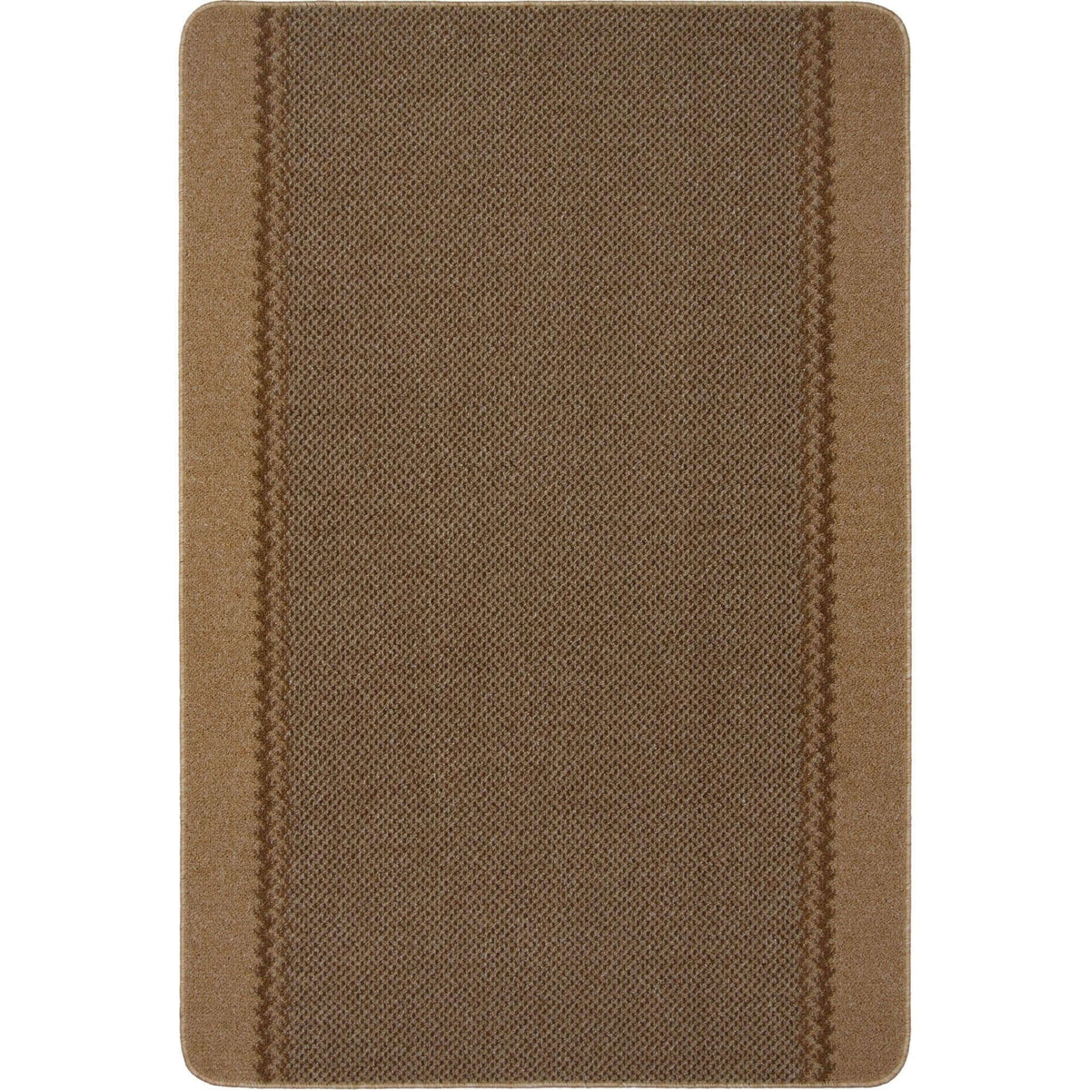 Washable Bordered Beige Rug – 116B
