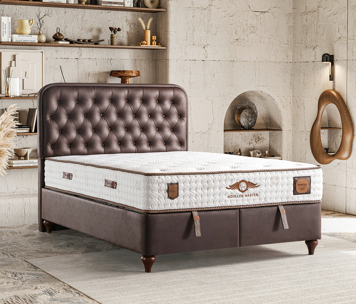 Woollen Master Bed Set by Netline Interiors