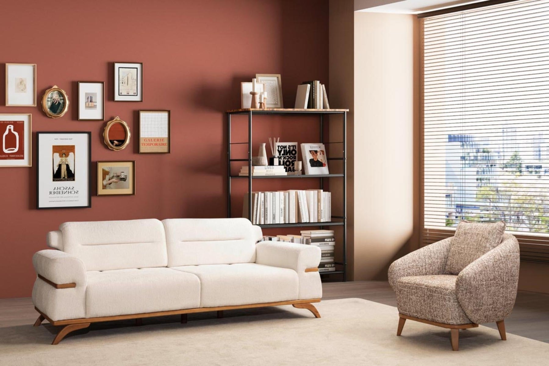 Lena 3 Seater Sofa by Netline Interiors